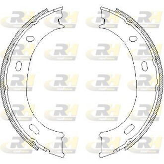 Комплект тормозных колодок, стояночная тормозная система. ROADHOUSE 4710.01