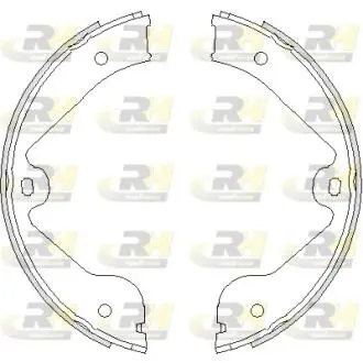 Комплект гальмівних колодок, стоянкова гальмівна система ROADHOUSE 4735.00