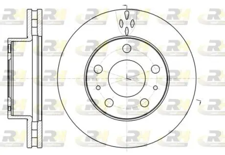 Тормозной диск ROADHOUSE 61016.10