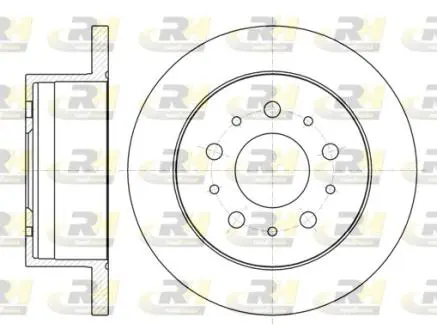 Тормозной диск ROADHOUSE 61055.00