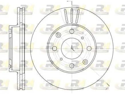 Гальмівний диск ROADHOUSE 6108.10