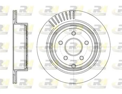 Гальмівний диск ROADHOUSE 61091.10