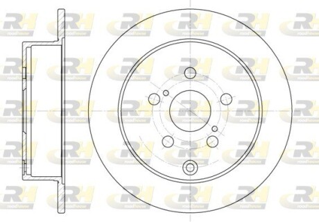 Тормозной диск ROADHOUSE 61168.00