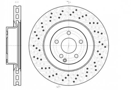 Тормозной диск ROADHOUSE 61186.10 (фото 1)