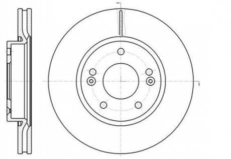 Тормозной диск ROADHOUSE 61208.10 (фото 1)