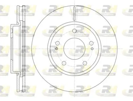 Тормозной диск ROADHOUSE 61229.10