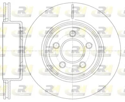 Тормозной диск ROADHOUSE 61270.10