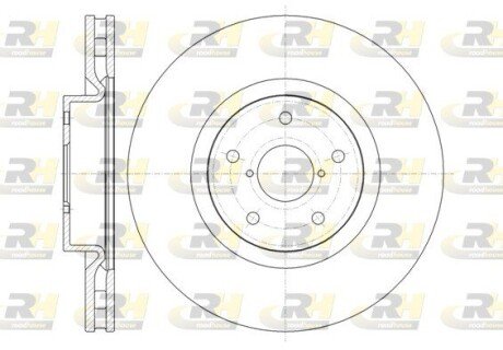 Тормозной диск ROADHOUSE 61342.10