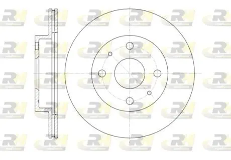 Тормозной диск ROADHOUSE 6135510