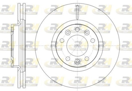 Тормозной диск ROADHOUSE 61471.10