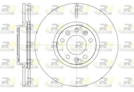 Тормозной диск ROADHOUSE 61472.10