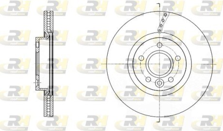 Тормозной диск ROADHOUSE 61589.10