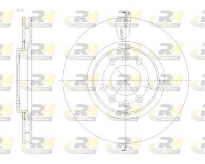 Тормозной диск ROADHOUSE 61776.10 (фото 1)