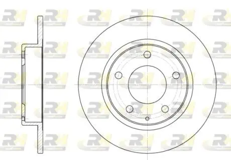 Гальмівний диск ROADHOUSE 6206.00
