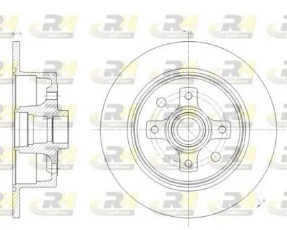 Гальмівний диск ROADHOUSE 6217.00