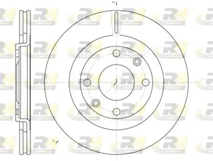 Тормозной диск ROADHOUSE 6240.10