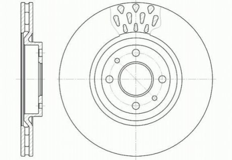 Гальмівний диск ROADHOUSE 6315.10 (фото 1)