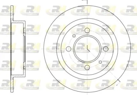 Тормозной диск ROADHOUSE 6424.00