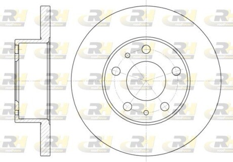 Тормозной диск ROADHOUSE 6473.00