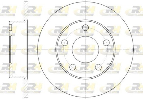 Тормозной диск ROADHOUSE 6513.00