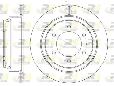 Тормозной диск ROADHOUSE 6515.10