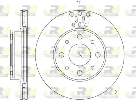 Тормозной диск ROADHOUSE 6517.10