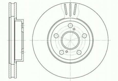 Тормозной диск ROADHOUSE 6540.10 (фото 1)