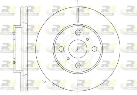 Тормозной диск ROADHOUSE 6635.10
