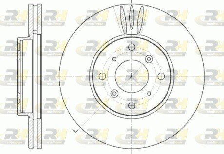 Тормозной диск ROADHOUSE 6641.10