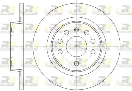 Гальмівний диск ROADHOUSE 6688.00
