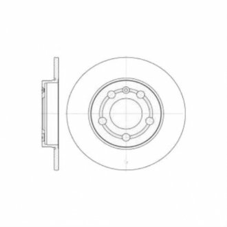 Тормозной диск ROADHOUSE 6718.00 (фото 1)