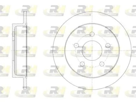 Тормозной диск ROADHOUSE 6719.00