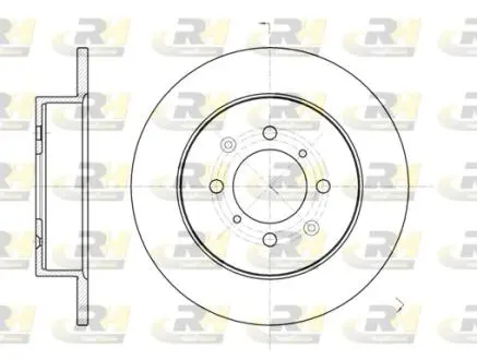Тормозной диск ROADHOUSE 6732.00