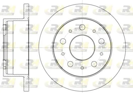 Тормозной диск ROADHOUSE 6741.00