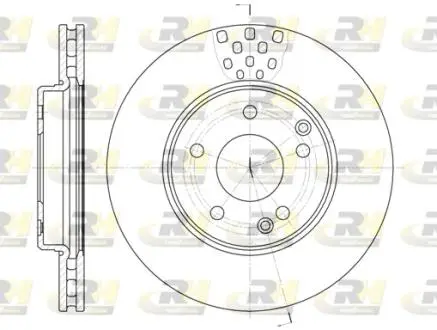 Тормозной диск ROADHOUSE 6751.10