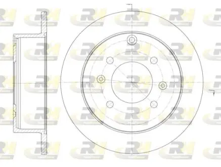 Тормозной диск ROADHOUSE 6757.00