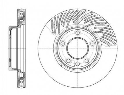Тормозной диск ROADHOUSE 6773.11 (фото 1)