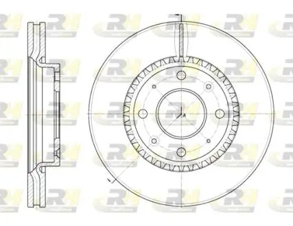 Тормозной диск ROADHOUSE 6889.10