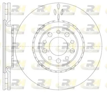 Тормозной диск ROADHOUSE 6965.10