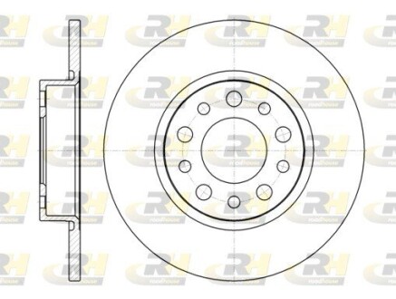 Тормозной диск ROADHOUSE 6967.00 (фото 1)