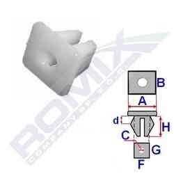 Автомобильный пистон ROMIX RX B17058