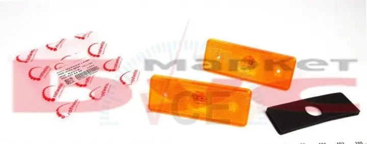 Ліхтар бічний (габарит) mb sprinter/vw lt 96-06 (жовтий) led (0028206456) ROTWEISS RW82014-Y (фото 1)