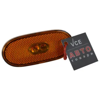 Ліхтар бічний (габарит) mb sprinter/vw crafter 09- (жовтий) led ROTWEISS RW82084