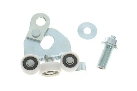 Ролик двери (боковой/верхний) fiat ducato/peugeot boxer 06- (с кронштейном) (1344234080) ROTWEISS RWS1186