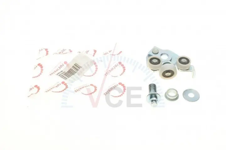 Ролик двери (боковой/верхний) fiat ducato/peugeot boxer 06- (без кронштейна) (1344234080) ROTWEISS RWS1198 (фото 1)