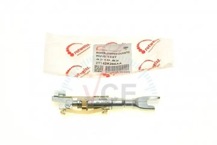 Ремкомплект колодок тормозных (задних) (трещётка) ford connect 02-/fiat doblo 01-/ducato 02-06 ROTWEISS RWS1237 (фото 1)