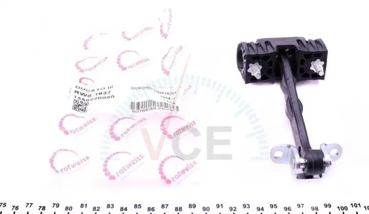 Ограничитель двери (передней) fiat ducato/peugeot boxer 06- ROTWEISS RWS1637 (фото 1)