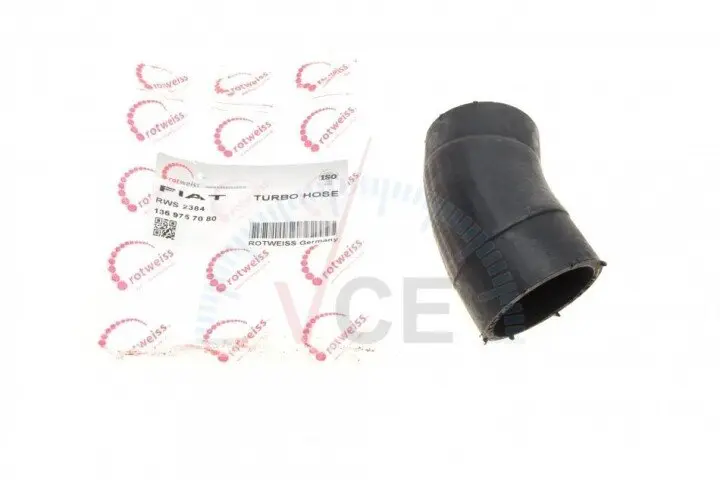 Патрубок интеркулера fiat ducato/peugeot boxer 3.0hdi 06- ROTWEISS RWS2384 (фото 1)