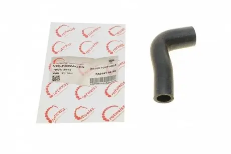 Патрубок системы охлаждения vw golf iv/passat 1.6t 96-05 ROTWEISS RWS2502