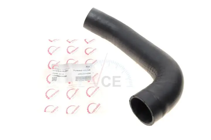 Патрубок інтеркулера (нижній) fiat ducato/peugeot boxer 2.2d/2.2hdi 06- ROTWEISS RWS2614 (фото 1)